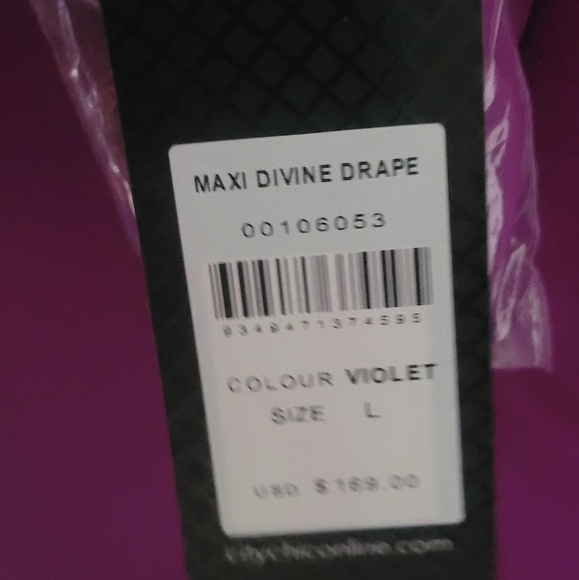 City Chic Vibrant Purple Maxi Dress - Picture 7 of 7